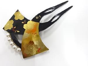 アンティーク　蒔絵　簪